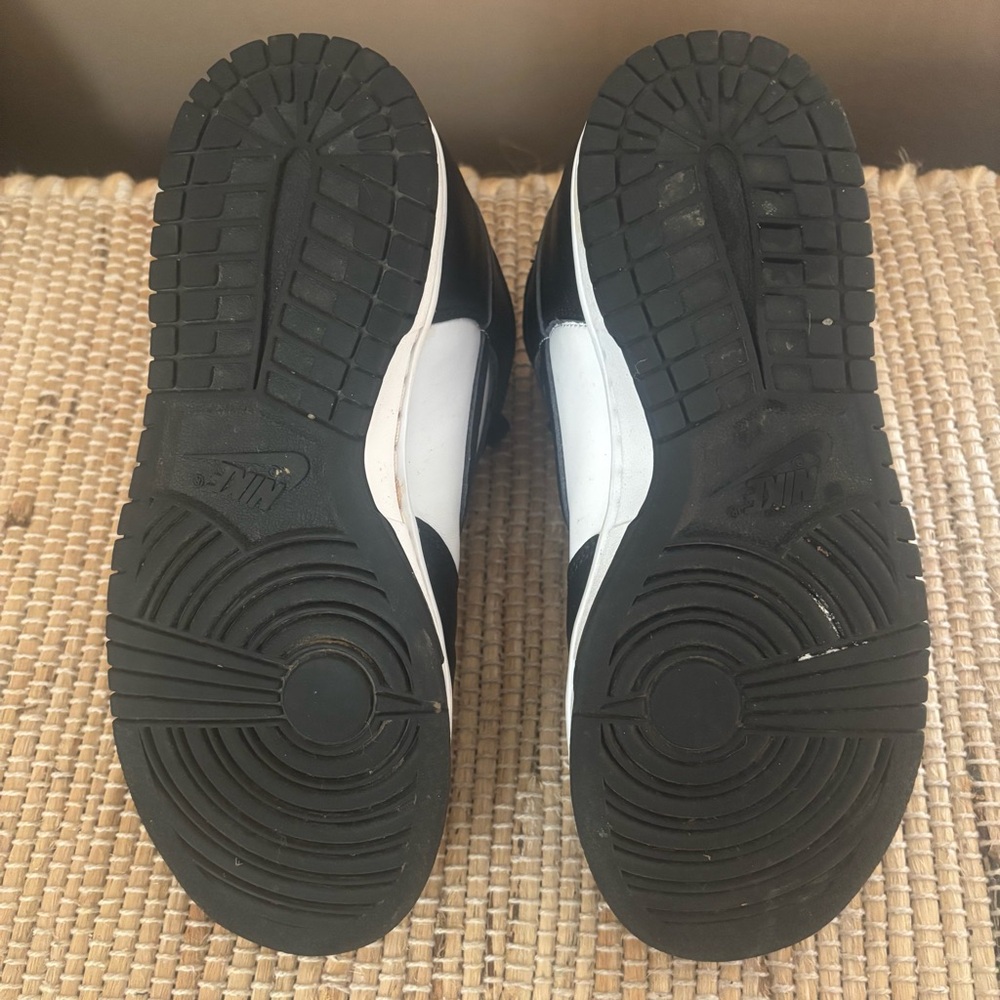 Nike Dunk High Retro Panda Black White University Red Women’s Size 6.5 Sneakers - Picture 6 of 7